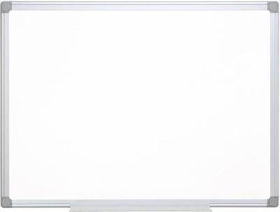 Q-CONNECT whiteboard, met aluminium frame, melamine, 1zijde wit, 1 zijde geruit, 120 x 90 cm