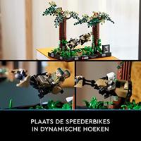 LEGO Star Wars - Endor speederachtervolging diorama Constructiespeelgoed - thumbnail