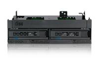 Icy Dock MB732SPO-B 2x2,5 SATA mobile rack+ Ultra Slim ODD voor extern 5,25 - thumbnail