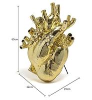 Seletti Love In Bloom Vaas - Goud - thumbnail