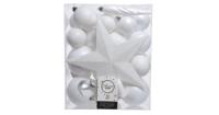 Kerstballen mix 33 st Winterwit Kerst Decoris - Decoris - thumbnail