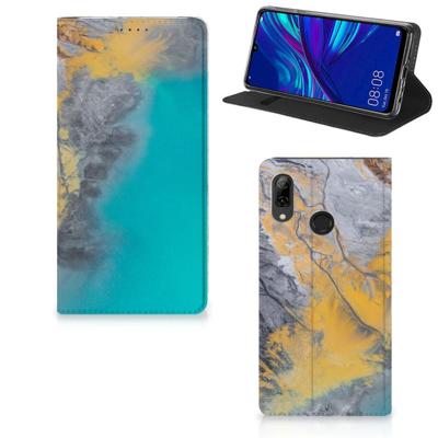 Huawei P Smart (2019) | Standcase | Marble Blue Gold