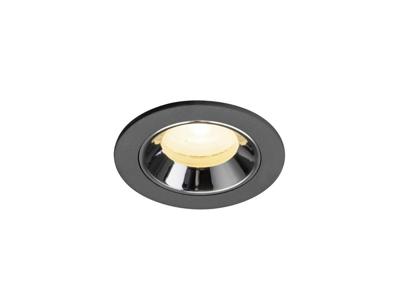 SLV InbouwspotNuminos XS zwart/chroom 3000K - 20gr - 1009291