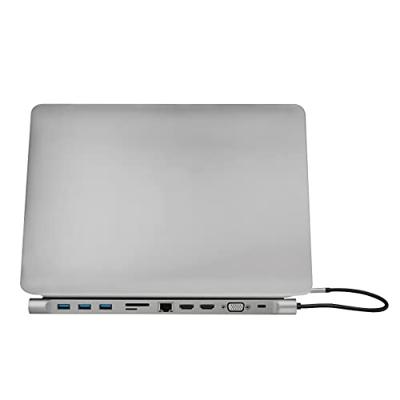 LogiLink UA0373 USB-C dockingstation Geschikt voor merk (dockingstation): Universeel USB-C Power Delivery, Geïntegreerde kaartlezer - thumbnail