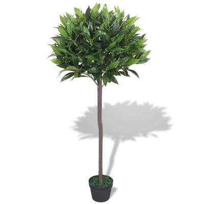 VidaXL Kunst laurierboom plant met pot 125 cm groen