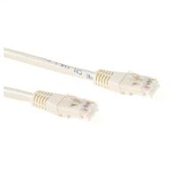 ACT IB8401 U/UTP CAT6 Patchkabel Ivoor - 1 meter - thumbnail