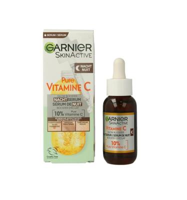 Garnier SkinActive Vitamine C* Anti-Pigmentvlekken Nachtserum met Hyaluronzuur