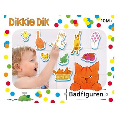 Bambolino Dikkie dik badfiguren, 10st.