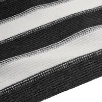 Privacynet 195 g/m² 2x50 m HDPE antracietkleurig en wit - thumbnail