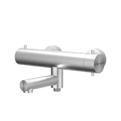 Badthermostaatkraan IVY Concord Opbouw Omstel Met Draaibare Baduitloop Met Omstel Geborsteld RVS316 Badthermostaatkraan IVY Concord Opbouw Omstel Met Draaibare Baduitloop Met Omstel Geborsteld RVS316