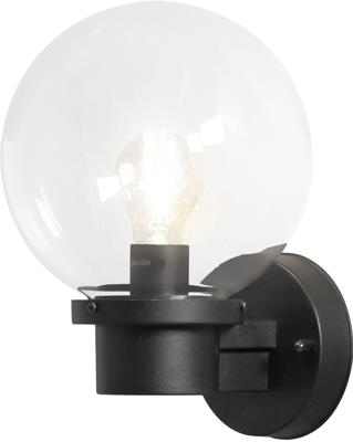 Konstsmide Nemi 7335-750 Buitenlamp (wand) Spaarlamp, LED E27 60 W Zwart