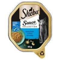 Sheba Sauce Lover met tonijn natvoer kat (kuipjes 85 g) Per 44 (44 x 85 g) - thumbnail