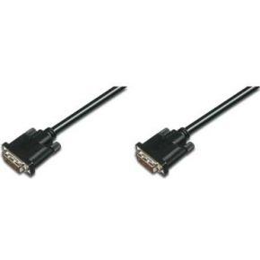 DIGITUS DVI aansluitkabel, DVI (24+1), 2 m lang, DVI-D Dual Link, zwart
