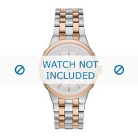 DKNY horlogeband NY2464 Staal Zilver 17mm - thumbnail