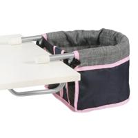 Poppen Tafelstoeltje - Melange Navy Grijs - thumbnail