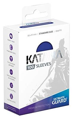 Ultimate Guard Katana Sleeves Standard Size (100) - Blue - thumbnail