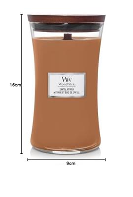 WoodWick large candle santal myrrh