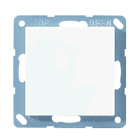 Jung A594-0WW Afdekking Inzetstuk 1-voudig Alpine-wit 1 stuk(s) - thumbnail