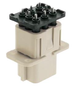 HARTING 09120083101 Businzetstuk Han® Q 8 + PE Crimpen 1 stuk(s) HARTING 09120083101 Businzetstuk Han® Q 8 + PE Crimpen 1 stuk(s)