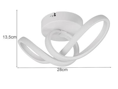 Trio Moderne plafondlampRusa wit - R63541131