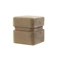 Light & Living Light&living Poef 40x40x42,5 cm PIAZZA velvet bruin - thumbnail