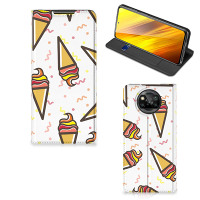 Xiaomi Poco X3 Pro | Poco X3 | Flip Style Cover | Icecream Xiaomi Poco X3 Pro | Poco X3 | Flip Style Cover | Icecream