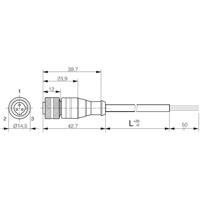 Contrinex 623 000 937 Aansluitkabel S13-3FUG-020 1 stuk(s) - thumbnail
