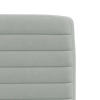 Eetkamerstoelen 2 st fluweel lichtgrijs - thumbnail