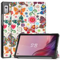 Lunso - Lenovo Tab M9 (9 inch) - Tri-Fold Bookcase hoes - Vlinders - thumbnail