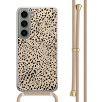 Samsung Galaxy S23 hoesje met beige koord - Spot on - thumbnail
