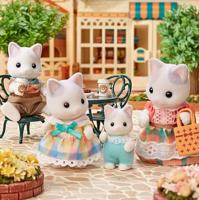 Accessoires voor poppenhuis Sylvanian Families 5738 Latte Cat Family - thumbnail