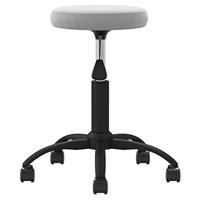 VidaXL Massagekruk fluweel lichtgrijs - thumbnail