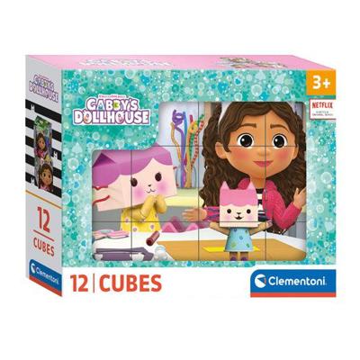 Clementoni blokpuzzel gabby's poppenhuis, 12st. Clementoni blokpuzzel gabby's poppenhuis, 12st.