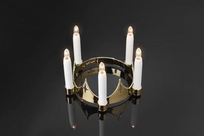 Creativ Company Lucia kroon, h: 14 cm, d 15-19 cm, 1 stuk