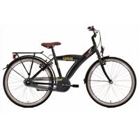Bikefun fiets bike fun 24 inch urban | nexus-3 | zwart - thumbnail