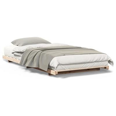 Bedframe Bruin 80 x 210 cm Massief grenenhout