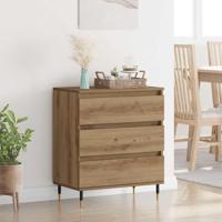 Dressoir met lade Artisan Eiken 60 x 35 x 70 cm Bewerkt hout - thumbnail