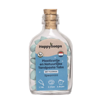 Happysoaps Fluoride Tandpasta Spearmint Tabs - thumbnail