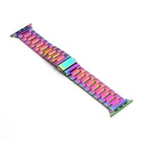 Stalen schakelband - Multicolor - Geschikt voor Apple watch 44mm / 45mm / 46mm / 49mm - thumbnail