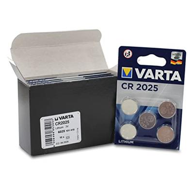Batterij Varta knoopcel CR2025 lithium blister à 5stuk