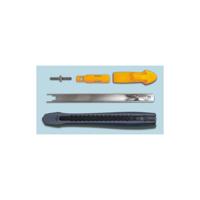Olfa Cutter ES-1 Green, 9 mm, blauw/geel - thumbnail