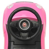 VidaXL Loopauto fiat 500 roze - thumbnail