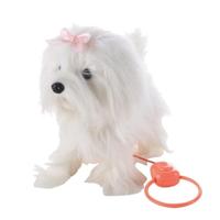 Wandelende Hond met Riem - thumbnail