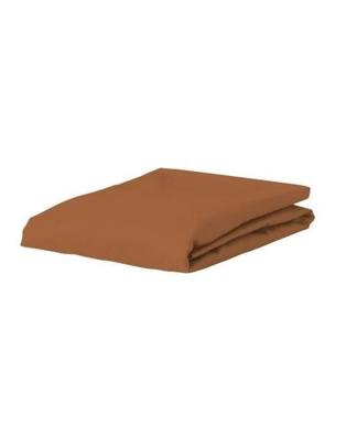 Essenza Minte Leather brown Hoeslaken Satijn