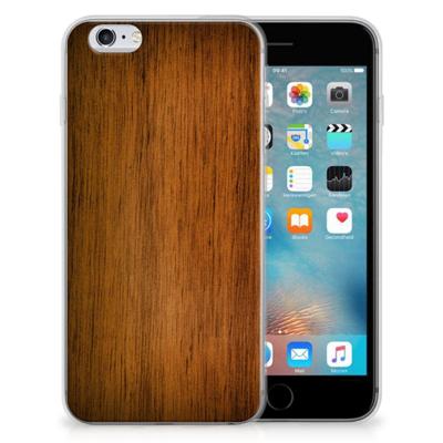Apple iPhone 6 | 6s | Bumper Hoesje | Donker Hout