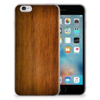 Apple iPhone 6 | 6s | Bumper Hoesje | Donker Hout - thumbnail