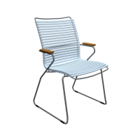 Houe Click Dining Tall tuinstoel Dusty Light Blue - thumbnail