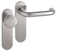 Cecil PF KL4 KS kruk R/vaste knop blind rvs mat - thumbnail