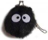 My Neighbor Totoro Mini Plush Coin Purse Soot Sprite 8 cm - thumbnail