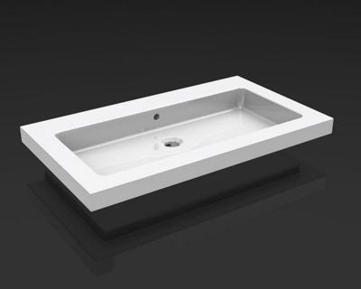 Wiesbaden keramische meubelwastafel 60x46 zonder kr.gat
